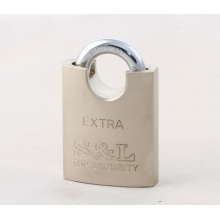 Nickel Plated Arc Shape Whole Shackle Protected Vane Padlock